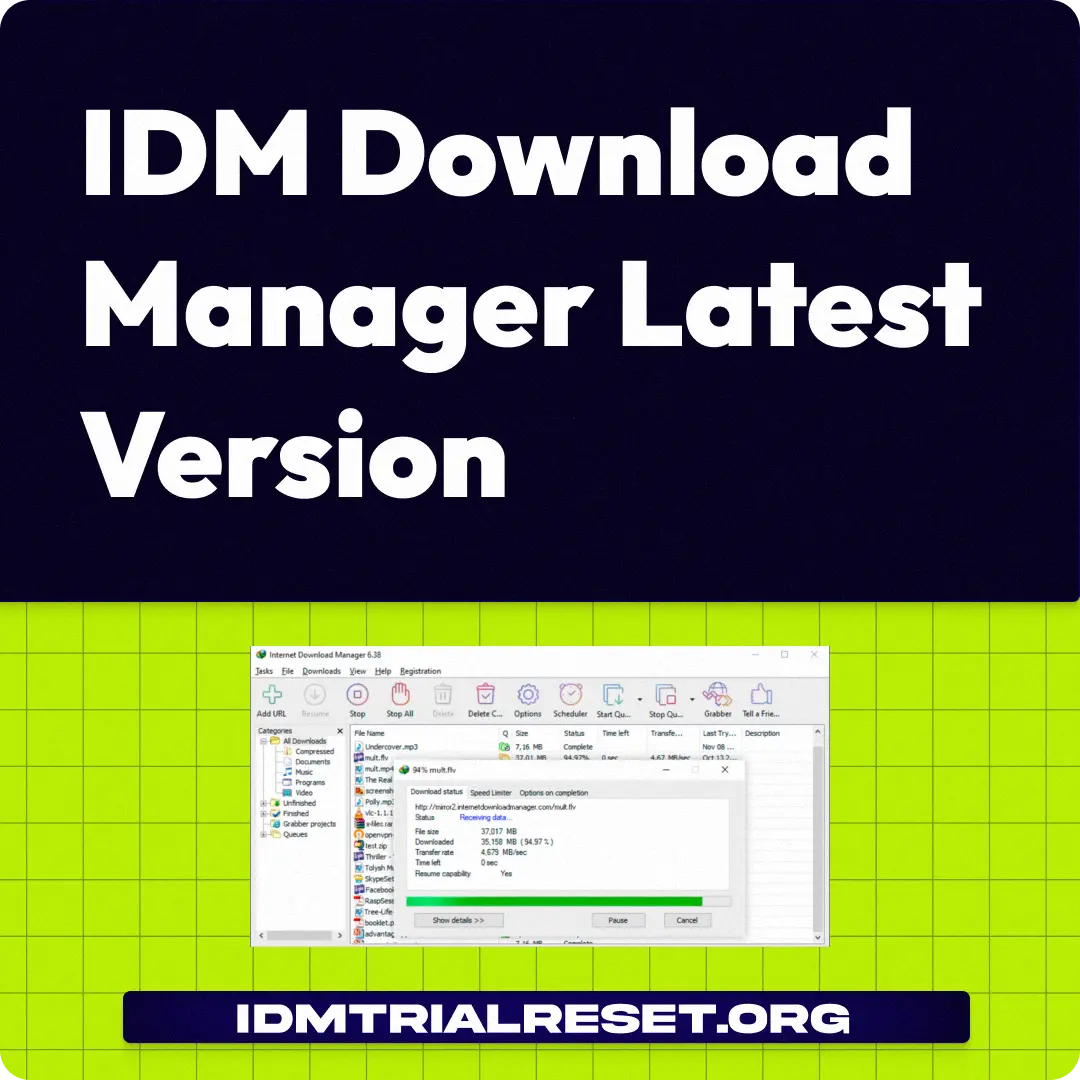 Discover the latest version of IDM Download Manager in the US. Learn how to download, install, and use IDM safely, boost your download speed, and make the most of its features.